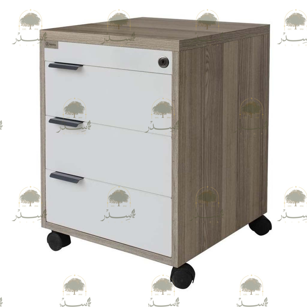 Ar-dr13 وحدة أدراج-بنى وأبيض